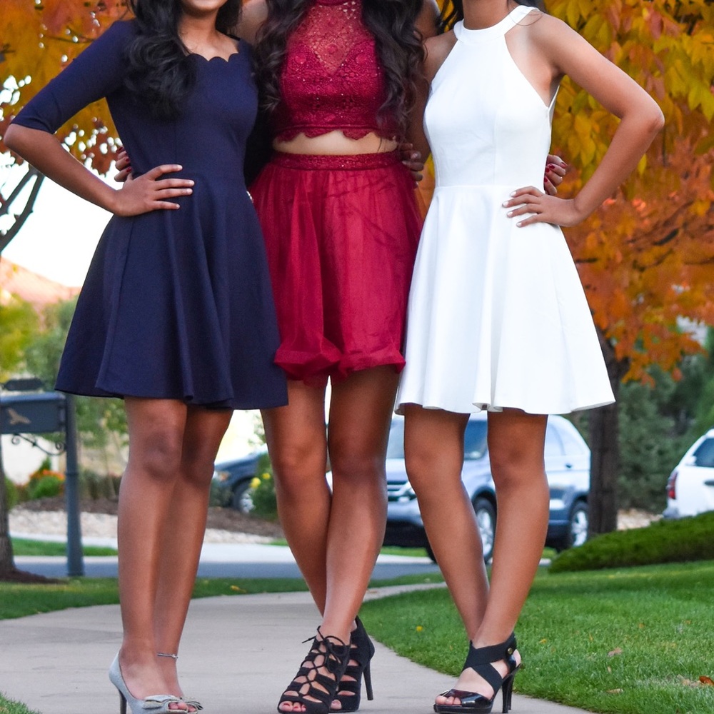 White Lulus dress